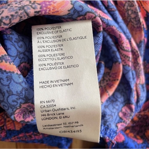 NWT FREE PEOPLE $98 I Got You Royal Floral-Print Top XS - Picture 14 of 14